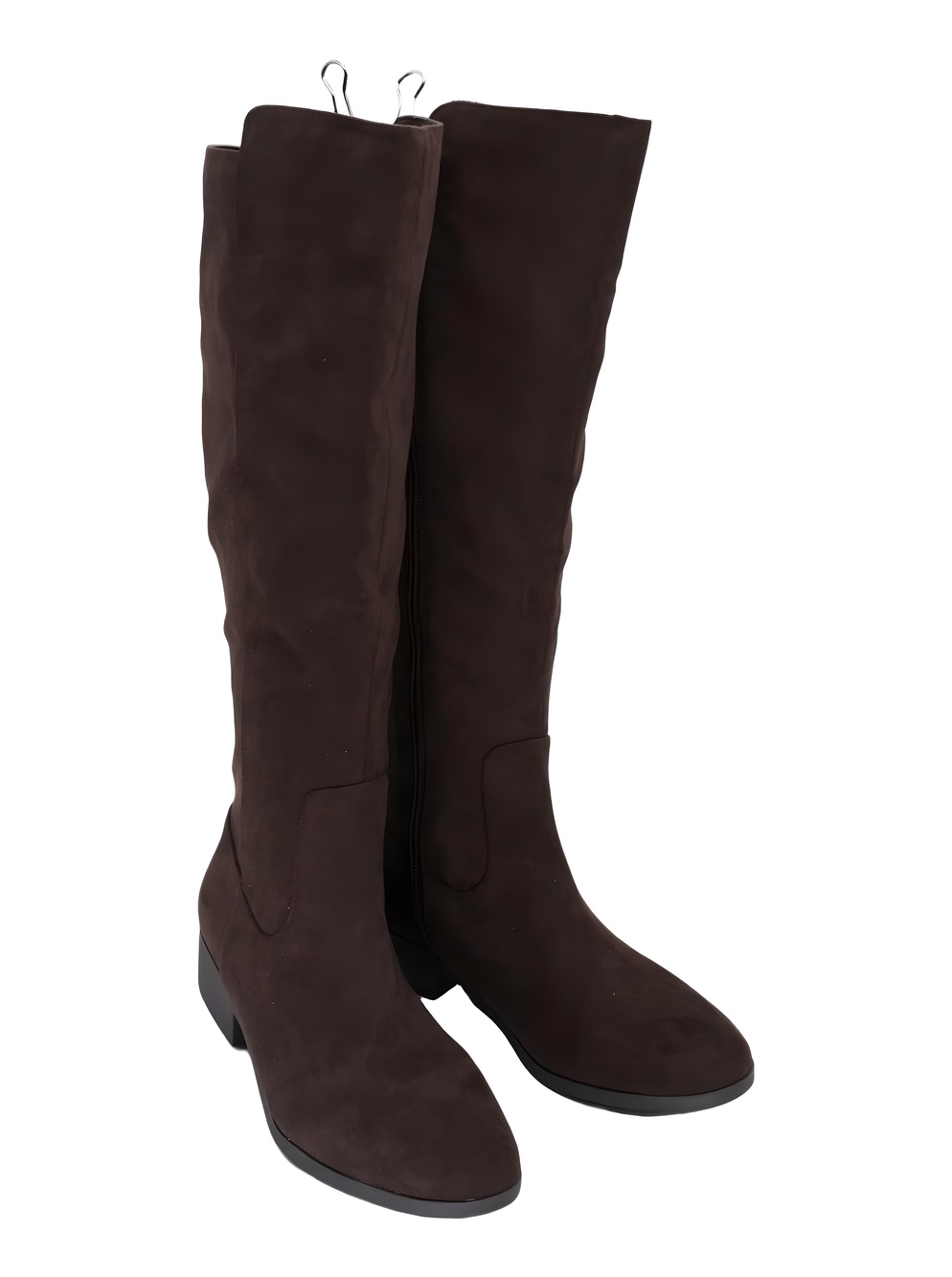Style & Co. Charmanee Womens Brown Suede Tall Knee High Boots Size 8